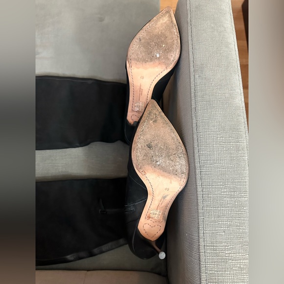 SOPHIA WEBSTER BLACK KNEE HIGH BOOTS - Picture 5 of 6